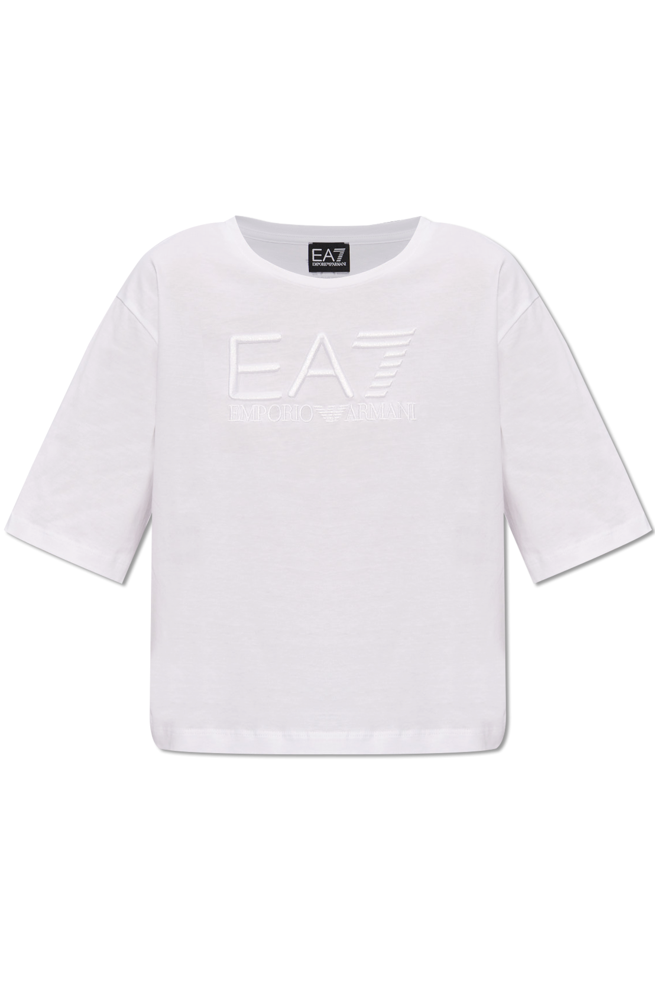 Ea7 white t on sale shirt